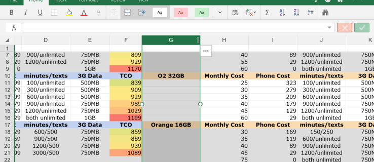 Excel Preview for Windows 10