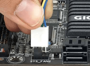 How to fit the internal cables