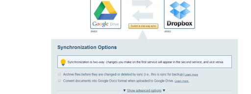 Sync Google Drive and OneDrive