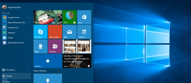 Microsoft Windows 10 How to change Wallpaper - Settings Start Menu